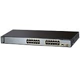  Cisco Catalyst 3750-24PS EMI - Commutateur - 24 ports - EN, Fast EN - 10Base-T, 100Base-TX + 2 x SFP (vide) - 1U - montable sur rack - empilable