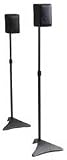  Atlantic 77305018 Satellite Speaker Stands (Black)