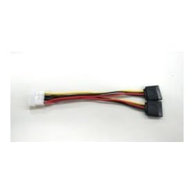 ���l�u�� �d���n�[�l�X HDD�d���R�l�N�^ �� SATA-HDD�d���R�l�N�^ x2�ϊ� SATA-12V5VX2