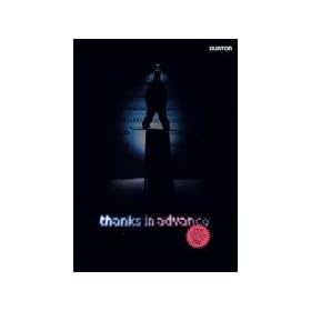 Burton DVD Thanks In Advance�@�i�o�[�g���@�T���N�X�@�C���@�A�h�o���X�j�y�X�m�[�{�[�h DVD�z