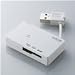 ELECOM ���������[�_���C�^ SD�J�[�h�S�V���[�X�Ή�(�z���C�g) MR-C13WH