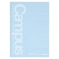 【クリックで詳細表示】コクヨ キャンパスツインリングノート(スリム)6号 セミB5 普通横罫 30枚 青 ス-T105A-B 5セット