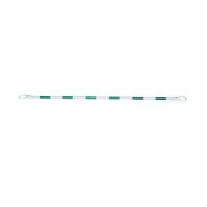 【クリックで詳細表示】コーンバー34φ＊2000mm 緑/白(10本) ※1本から購入できます。
