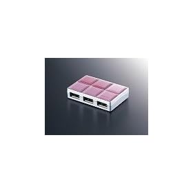 iBUFFALO USB2.0Hub �Z���t/�o�X�p���[ 4�|�[�g �R���p�N�g�L�[�f�U�C�� ���b�h BHB4U2A11RDA