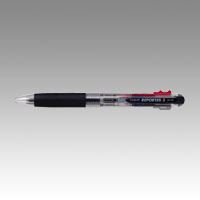 【クリックで詳細表示】トンボ 3色ボールペン リポーター3 透明