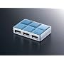�o�b�t�@���[�R�N���T�v���C BUFFALO USB2.0Hub �Z���t�^�o�X�p���[ 4�|�[�g �R���p�N�g�L�[�f�U�C�� �u���[ BHB4U2A11BLA
