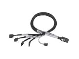 �A�_�v�e�b�N�W���p�� ����SCSI�P�[�u��0.5m�Amini SAS�~4 to (4) �~1 S-ATA fan-out cable / 2247000-R ACK-I-mSASx4-4SATAx1-SB-0.5m R
