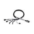 �A�_�v�e�b�N�W���p�� ����SCSI�P�[�u��0.5m�Amini SAS�~4 to (4) �~1 S-ATA fan-out cable / 2247000-R ACK-I-mSASx4-4SATAx1-SB-0.5m R