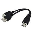 TFTEC �ϊ����l USB����P�[�u�� 2�䓯���̏[�d��f�[�^�]��/�[�d USBA/2
