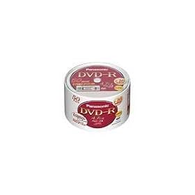 Panasonic DVD-R�f�B�X�N 4.7GB(�Ж�/50���p�b�N/16�{��)�X�s���h���p�b�N LM-RS47NW50