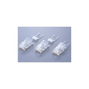【クリックでお店のこの商品のページへ】ヘラマンタイトン LAN配線部材 モジュラープラグ (2ピースタイプ) MPC5E3C2P