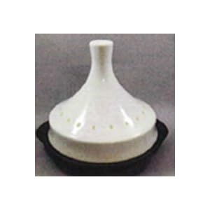 【クリックで詳細表示】IHパオ型タジン鍋 すのこなし 白