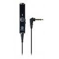 audio-technica �X�}�[�g�t�H���p�}�C�N�t���w�b�h�z���A�_�v�^�[ �u���b�N AT337iS BK