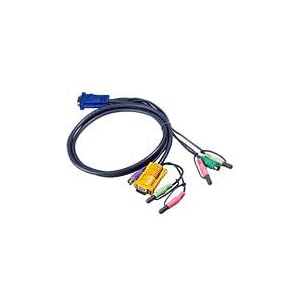 【クリックで詳細表示】ATEN KVMケーブル オーディオ対応 PS/2-SPHD 5m 2L-5305P