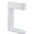 TWINBIRD Stand by Me(�X�^���h�o�C�~�[) �d���^�C���o�[�^�u���� �z���C�g LK-Z007W