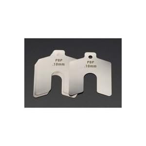 【クリックで詳細表示】[EA440EK-1] 0.025mm50x50mmスロッテッドシム10枚： DIY・工具