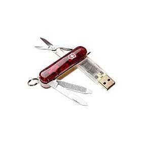 SWISSMEMORY USB Victorinox 128MBUSBVX1RD128C USB�t���b�V��������