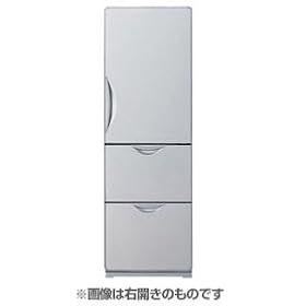 HITACHI SLIM365 3�h�A365L�Ⓚ�①��(���J��) �p�[���z���C�g R-S37VPAML-W