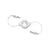 Belkin RETRACTABLE CAR STEREO CABLE(3.5mm/3.5mm: 5feet White color (1.5 meters)) F3X1773-4.5