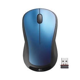 LOGICOOL ���C�����X���[�U�[�}�E�X �ɏ��^���V�[�o�[�̗p M310 �u���[ M310BL