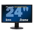 iiyama 23.6インチワイド液晶ディスプレイ 1920×1080(フルHD1080P)対応 3系統入力装備 マーベルブラック PLB2409HDS-B1