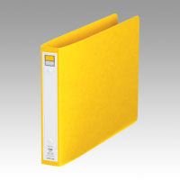 【クリックで詳細表示】リングファイルB5判ヨコ型・2穴【黄】 F-832