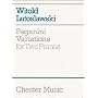 Witold Lutoslawski: Paganini Variations For Two Pi&hellip Witold Lutoslawski