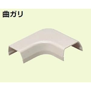【クリックで詳細表示】未来工業 プラモール向け 曲がり 2号 10個入り かべ白 mlm-2W