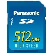 Panasonic SD�������[�J�[�h512MB RP-SD512BJ1A