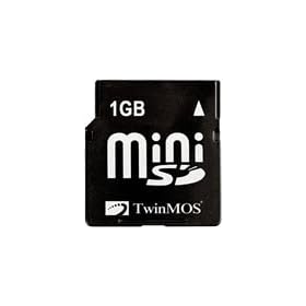 TwinMOS �������[�J�[�h miniSD 1GB/�T�C�Y:21.5x20x1.4mm�EminiSD�A�_�v�^�[�t�� FIS1GBU