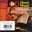  CD Sheet Music シューマン ピアノ作品集