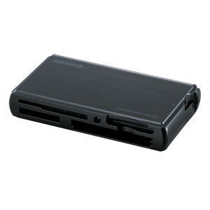 【クリックで詳細表示】バッファロー 38メディア対応 カードリーダ/ライタ TurboUSBモデル(ブラック) BSCR-A38/U2BK