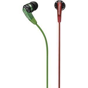 【クリックで詳細表示】Pioneer BASS HEADシリーズ 密閉型カナルイヤホン グリーン/レッド SE-CL721-G： 家電・カメラ