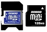 �A�h�e�b�N Mini SD�J�[�h 128MB AD-MSDP128