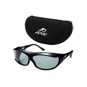 AXE[�A�b�N�X] �Ό��I�[�o�[�O���X �I�[�o�[�T���O���X [SG-605P-BK] �P�[�X [AX-26] �Z�b�g