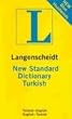 Langenscheidt New Standard Turkish Dictionary: Turkish - English, English - turkish (Langenscheidt Standard Dictionaries)