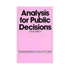 Analysis for Public Decisions
