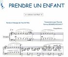 [Book] Partition : Prendre un enfant par la main - Piano et paroles