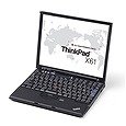 ���m�{�E�W���p�� ThinkPad X61(T7300/1024/120/XP/12TFT)3�N NA754BJ