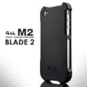 <iPhone4S/4対応>iPhone4ケース【4tn Design】Ｍ２ (Black/Black)