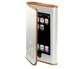  Belkin Leather Folio Case for iPod touch 1G (Persimmon Orange/Bone White)
