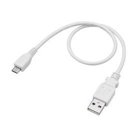 �O���[���n�E�X USB�[�d/�f�[�^�]���P�[�u�� 30cm (microB�^�C�v-A�^�C�v) �z���C�g GH-USB-MB30W