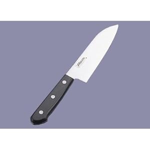 【クリックで詳細表示】ミソノモリブデン鋼 三徳庖丁(ツバナシ) No.681/18cm