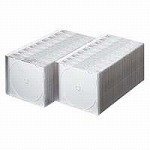 【クリックで詳細表示】サンワサプライ DVD・CDケース(マットホワイト) FCD-U100MWHN