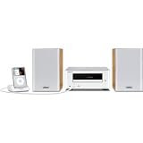 ONKYO(�I���L���[) iPod/iPhone/iPad�h�b�N�t��CD�`���[�i�[�A���v�V�X�e�� X-U1(W) ���ʐ^��iPod�͕ʔ�