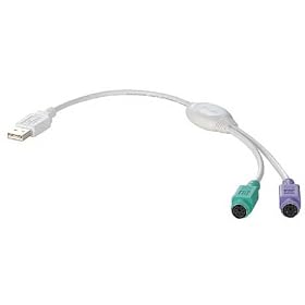 ELECOM PS2USB�ϊ��P�[�u�� USB(A)-PS/2���X�~2 USB-P2KM