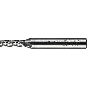 【クリックでお店のこの商品のページへ】三菱K 4枚刃センターカットエンドミル(Lタイプ) 4LCD1900(4LC-19)