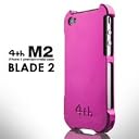 （iPhone4S/4対応）iPhone4ケース【4tn Design】Ｍ２ (Pink/Pink)