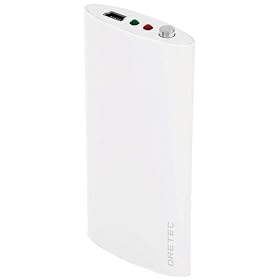 DRETEC �y����Ԃ��g����USB���z �[�d���J�C�� �u�G�R�E�H�[�}�[�v �z���C�g HW-202WT