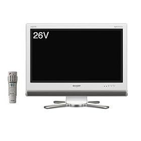 SHARP AQUOS 26V�^ �n��EBS�E110�xCS�f�W�^���n�C�r�W�����t���e���r LC-26D30-W �z���C�g